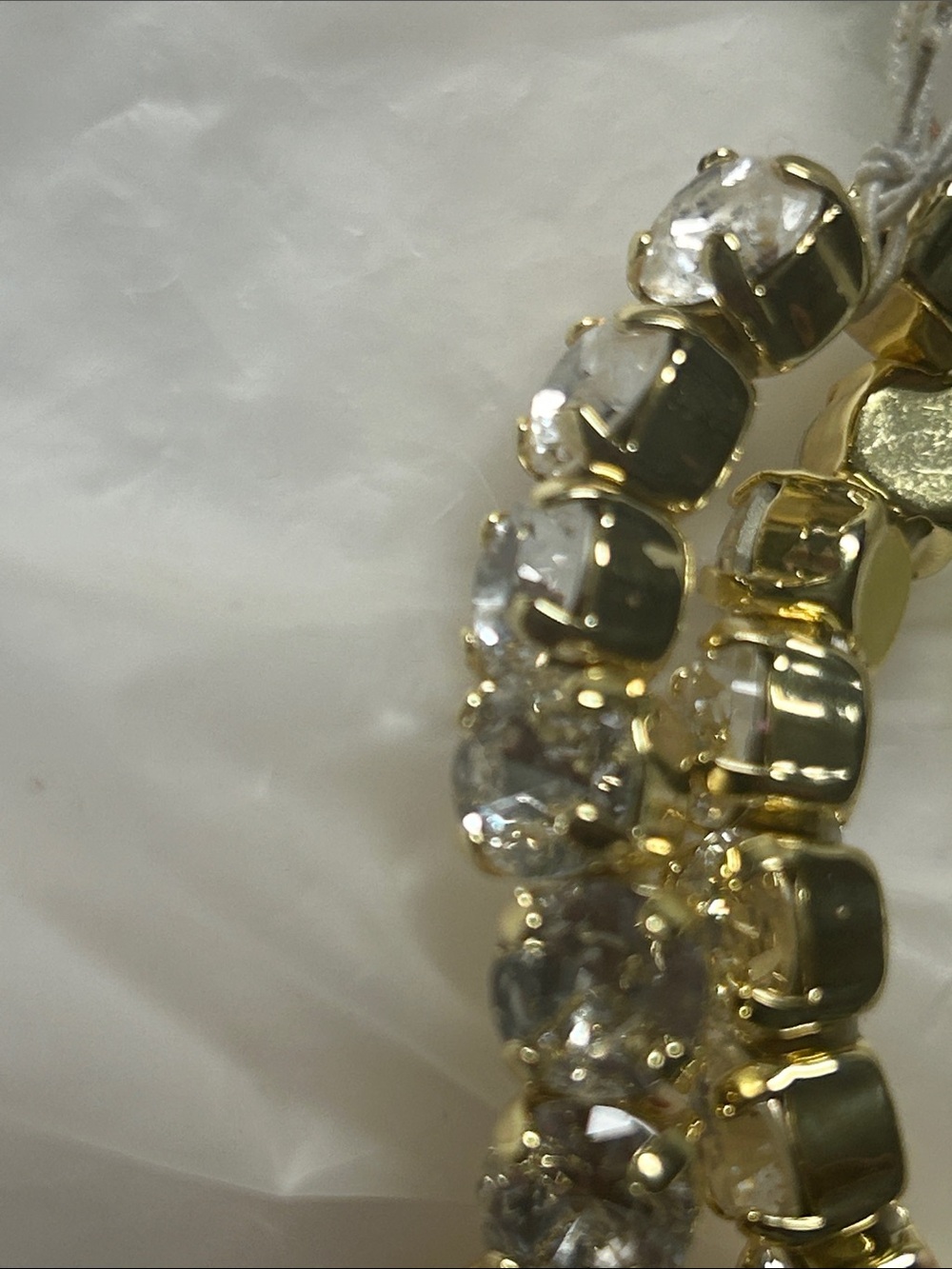 Sorrelli Gold-Tone Bracelet with Clear Crystals - Picture 3 of 8